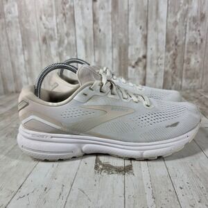 Brooks Ghost 15 Womens Running Shoes Oyster Almond White 1203801B189 Size 9 B